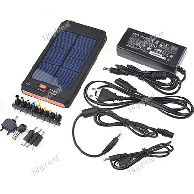 12000mAh Solar Energy Mobile Power Bank External Battery Charger